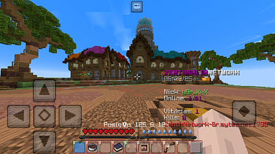 Imagem retirada do servidor de Minecraft Pocket Edition 